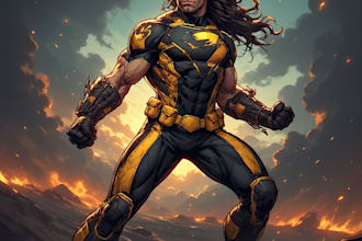 do super hero comic or character illustration