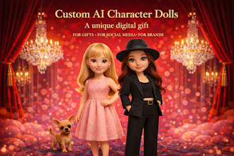 creat custom ai dolls from  real photo in different styles