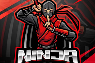 mascot logo, spartan, knight, monkey, ninja, gorilla