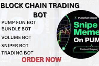 build pump fun bot, letsbonk fun bot, bundle bot, trading bot on evm solana