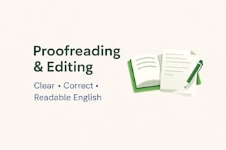 proofread and edit content