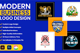 design custom modern brand logo design and redesign