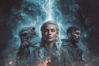 design fantasy, sci fi, horror and dystopian book cover art