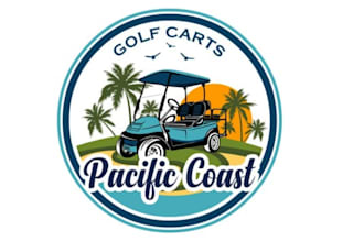 create awesome and gorgeous golf cart logo design