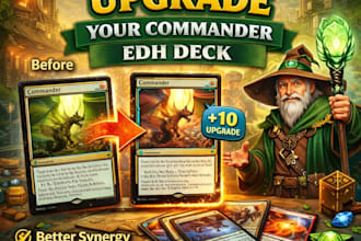 optimize and upgrade your commander edh deck