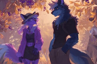draw art of you furry characters