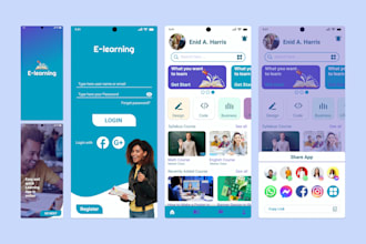 develop e learning app, educational app, kid learning app, online tutor app
