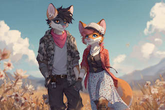 draw art of you furry characters