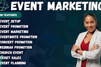 do event promotion, eventbrite marketing and webinar promotion