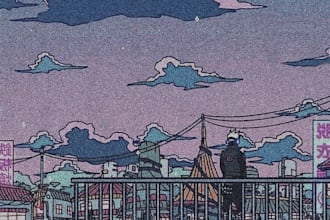 create anime japanese old style design