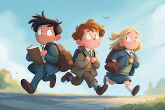 do beautiful fairy tale children book illustration