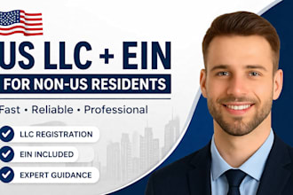 register US llc and get ein for non US residents fast