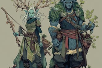 draw your oc, world of warcraft or dnd fantasy character