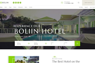 create a boutique hotel booking website with direct reservations