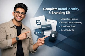 do impactful brand identity or trendy logo design in 24 hrs