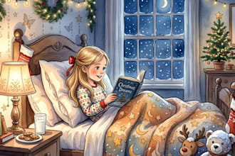 children story book illustration children story children story book illustration