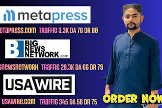do guest post on metapress, bignewsnetwork, usawire