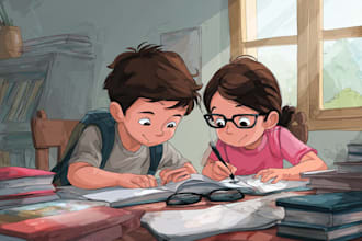 do beautiful fairy tale children book illustration