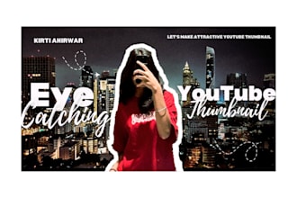 design clickable youtube thumbnails for any niche