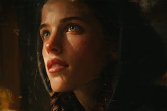 turn your portrait into oil digital painting style