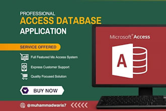 create ms access databases queries forms and report