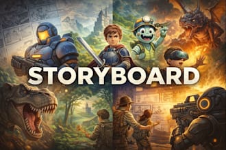 do professional storyboard visuals