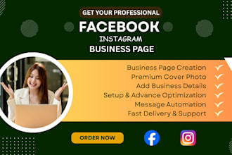 setup a professional facebook business page