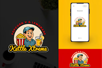 design a creative modern food restaurant logo with 3d style