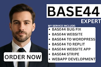 build base44 webapp, base44 database fix and backend integration with base44 app