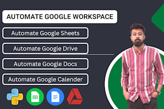 automate google sheets, drive, docs and calendar