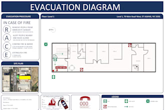 create evacuation plan emergency exit and safety plan