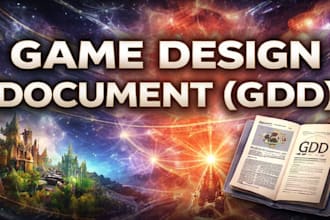 create a professional game design document gdd