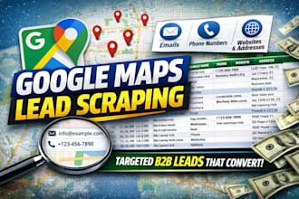 scrape google map for lead generation maps scraper b2b data extraction data