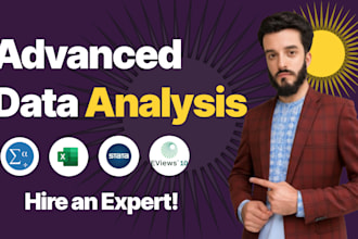 do advanced data analysis for your project