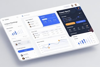 create fantasy sports league platform for web and mobile