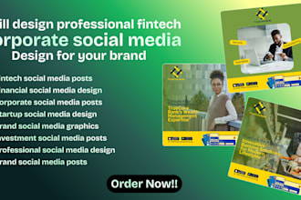 design fintech real estate finance social media post