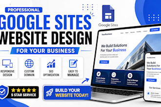 design a professional google sites website for your business