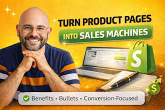 write shopify product descriptions that sell