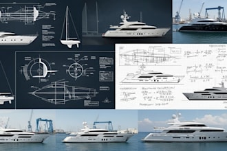 design boats and yachts with structural drawings and calculations