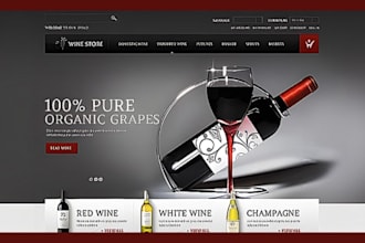 design wine website juice store beverage store wine juice store kombucha store