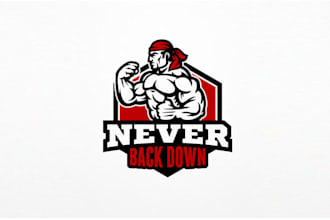 design high quality bodybuilding fitness logo