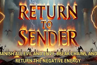 do extremly return to sender ritual, sending negative energy back to the sender