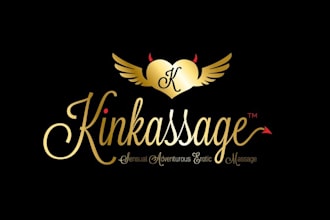 design awesome full body massage logo