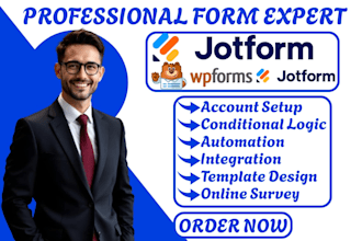 design popup form intake form order form lead form in jotform wpforms workflow