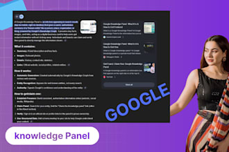 create and optimize a professional google knowledge panel