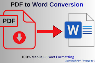 manually convert scanned PDF to word with exact formatting