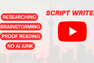 write high retention youtube script