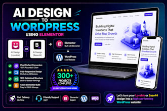 convert lovable to wordpress website or base44 to wordpress