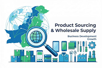 do product sourcing and wholesale supplier research from pakistan