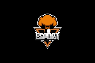 do classic e sport factory logo with appealing b2c gaming